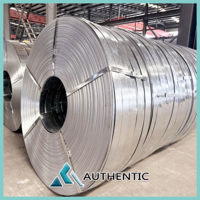 Galvanized metal strips